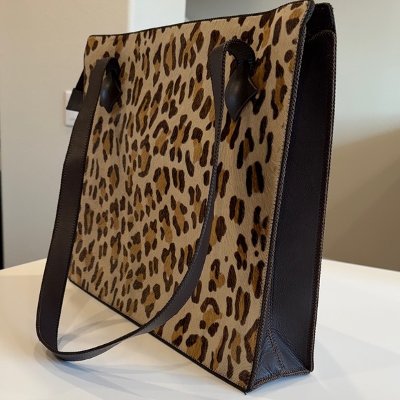 Balenciaga Leopard Tote in Brown and Tan - Picture 8 of 8